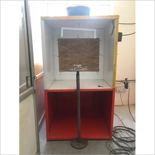 Small Powder Spray Booth - Color: Blue