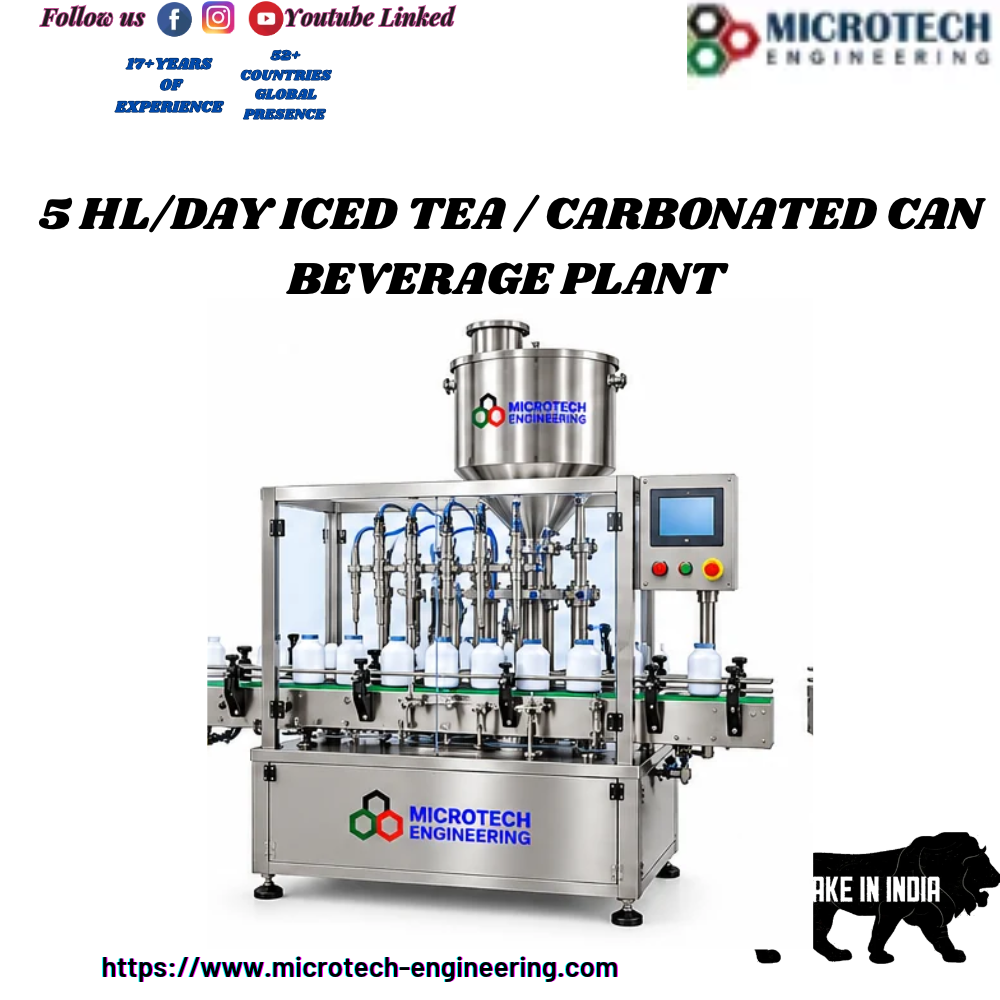 5 HL/DAY ICED TEA / CARBONATED CAN BEVERAGE PLANT