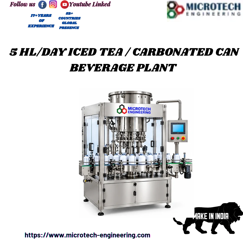 5 HL/DAY ICED TEA / CARBONATED CAN BEVERAGE PLANT