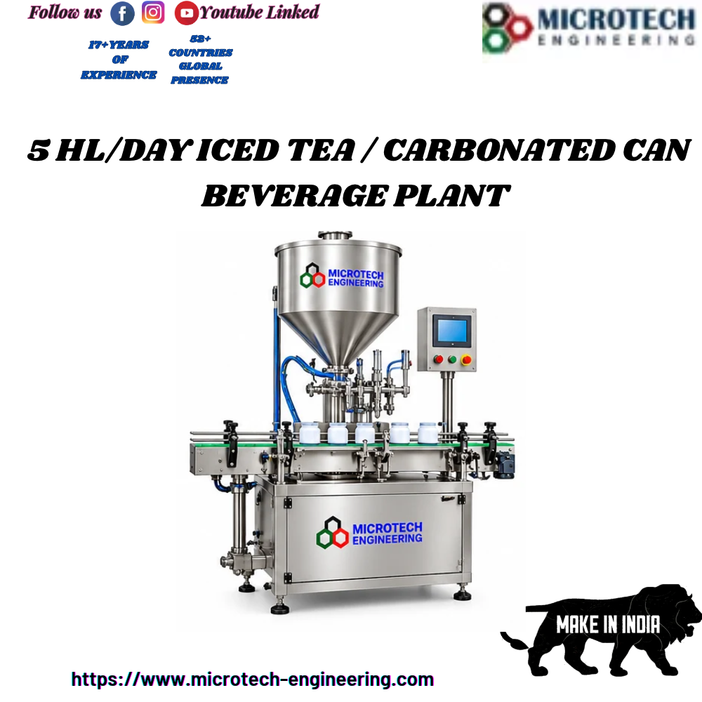 5 HL/DAY ICED TEA / CARBONATED CAN BEVERAGE PLANT