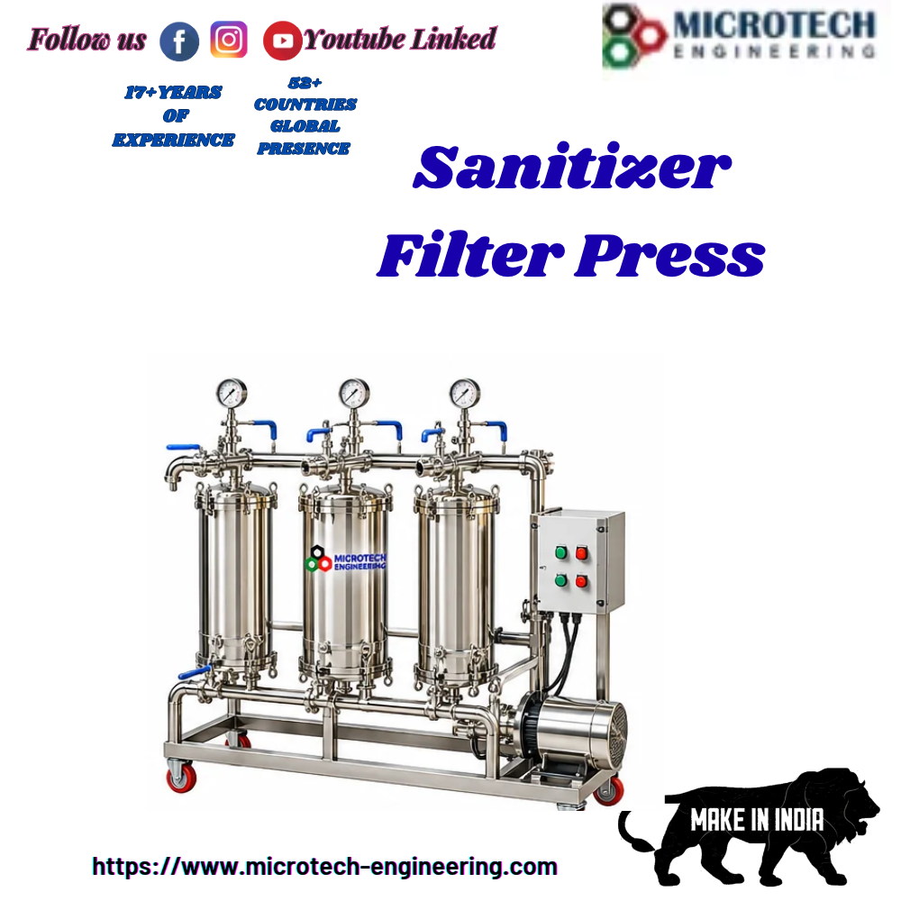 Sanitizer Filter Press