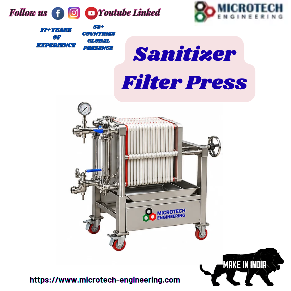Sanitizer Filter Press