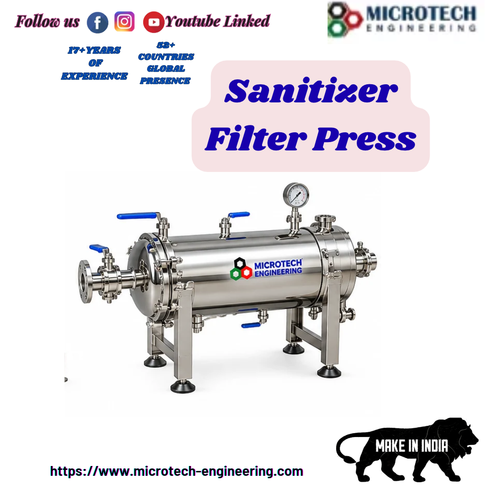Sanitizer Filter Press