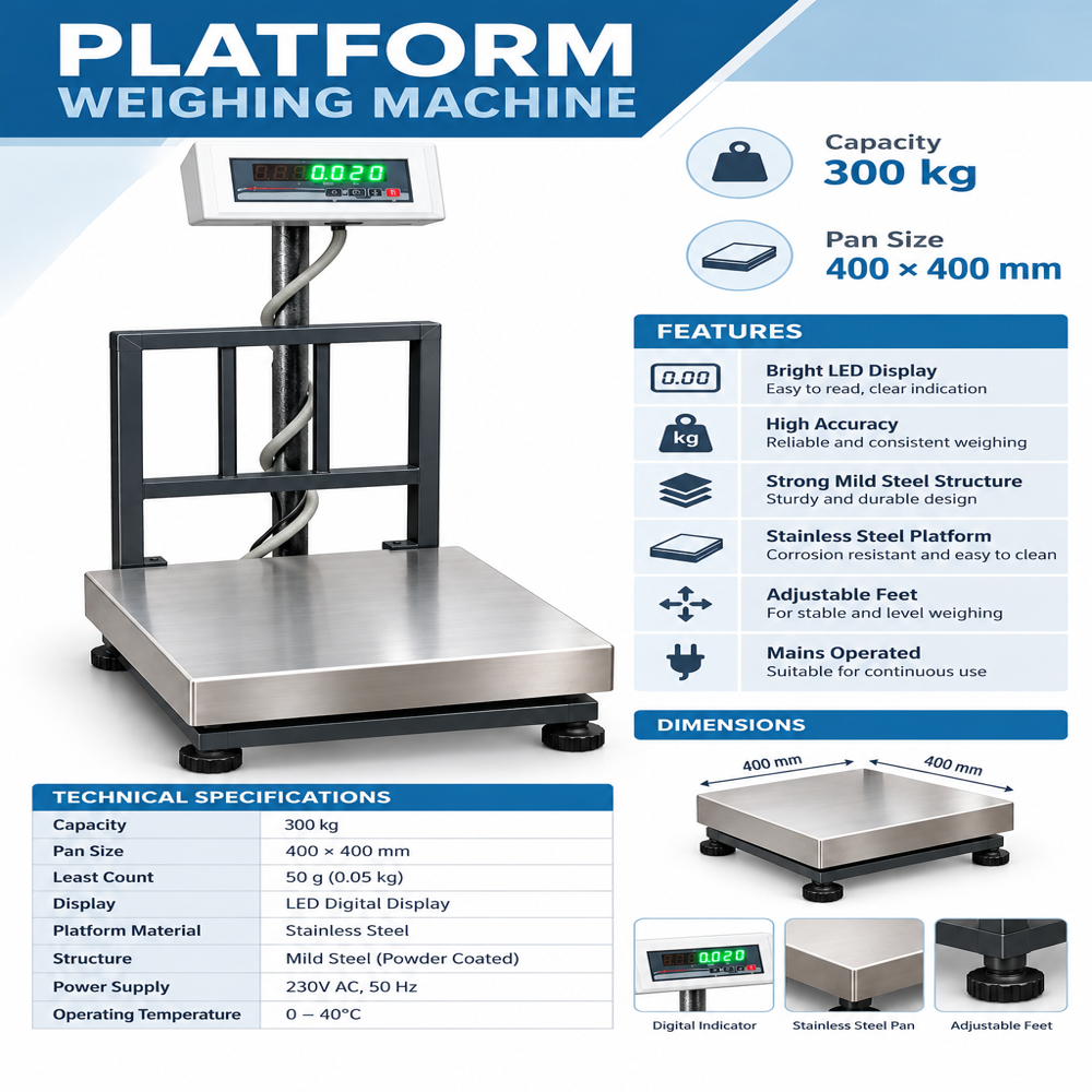 Platform Weighing Machine 300kg