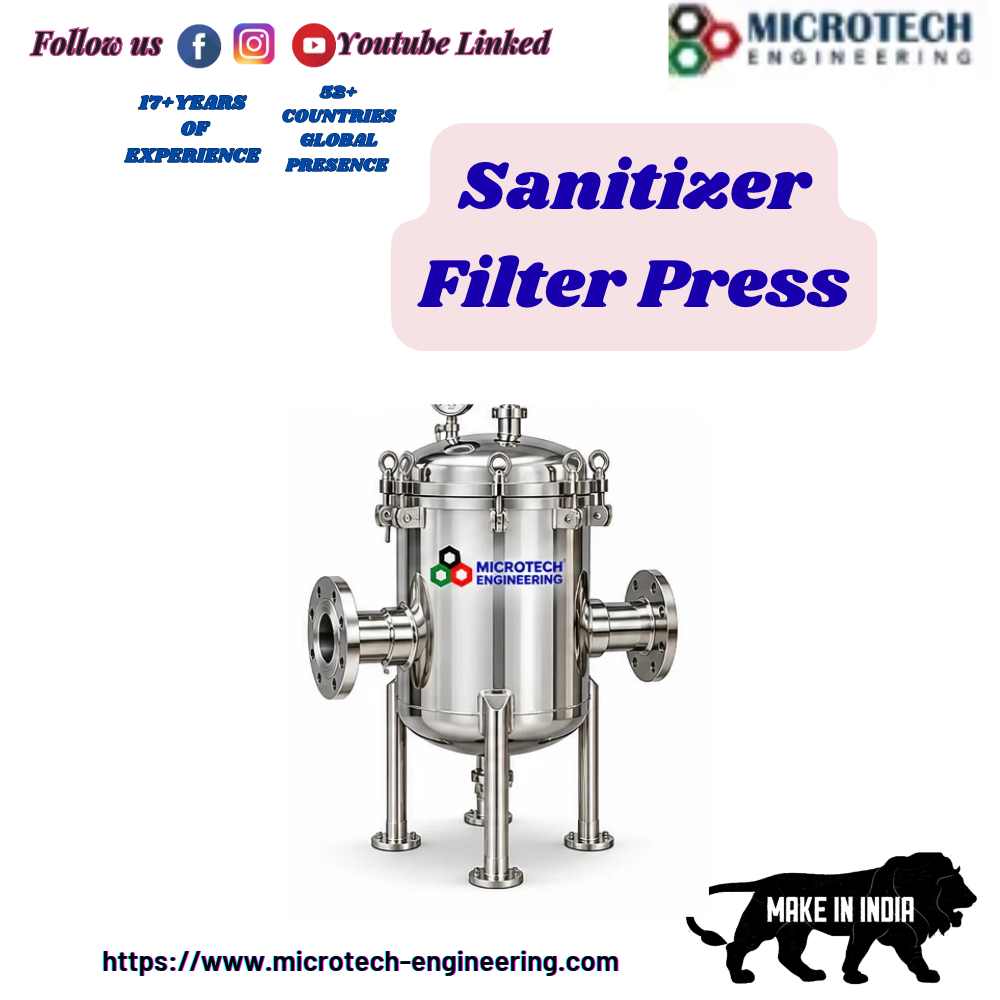 Sanitizer Filter Press