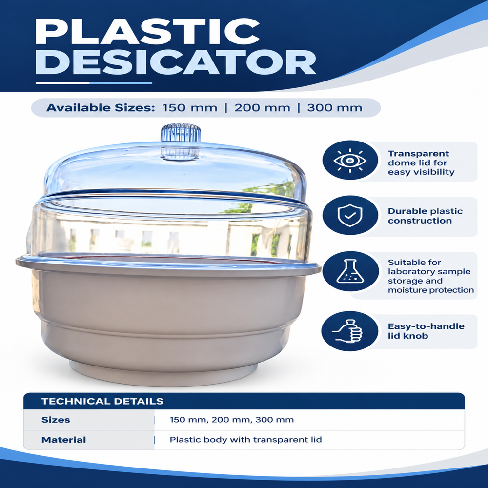 Laboratory Plastic Desicator