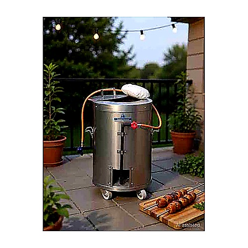 Mirror Finish Stainless Steel Tandoor