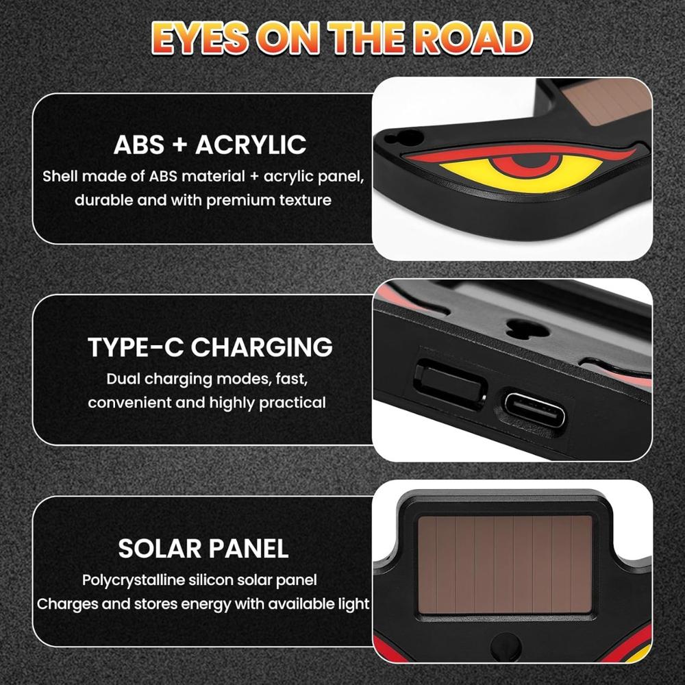 Solar Warning Light Evil Eye