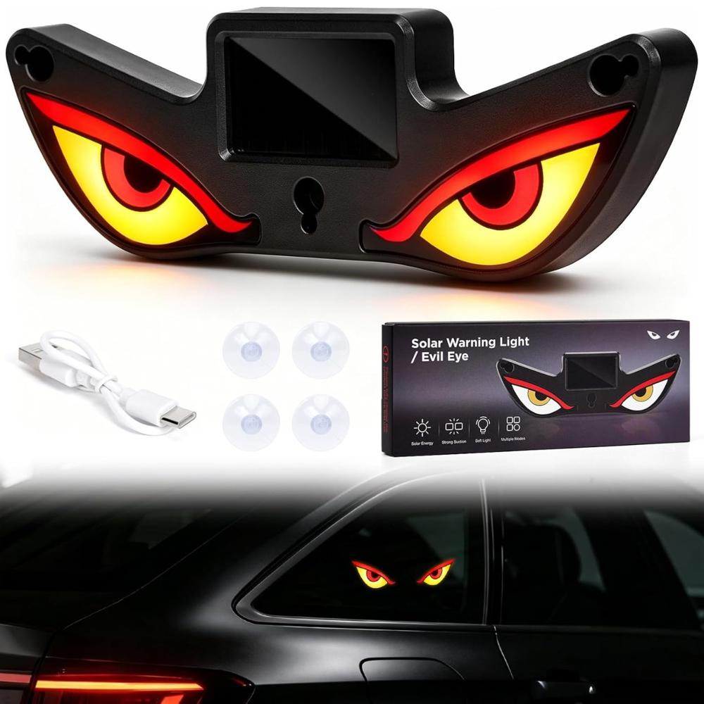 Solar Warning Light Evil Eye
