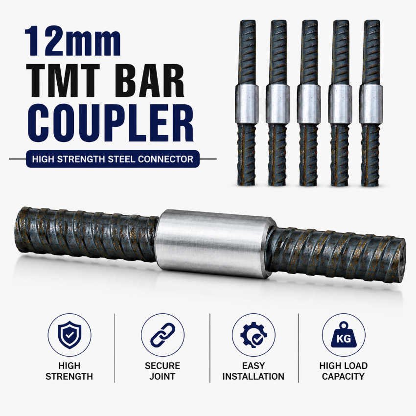 TMT Bar Threaded Coupler