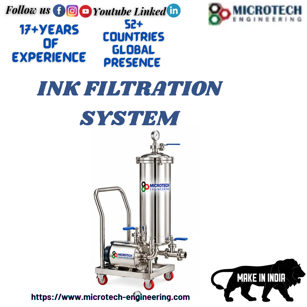 Ink Filtration System - Capacity: 10 To 500 Liters (Depending On Model)