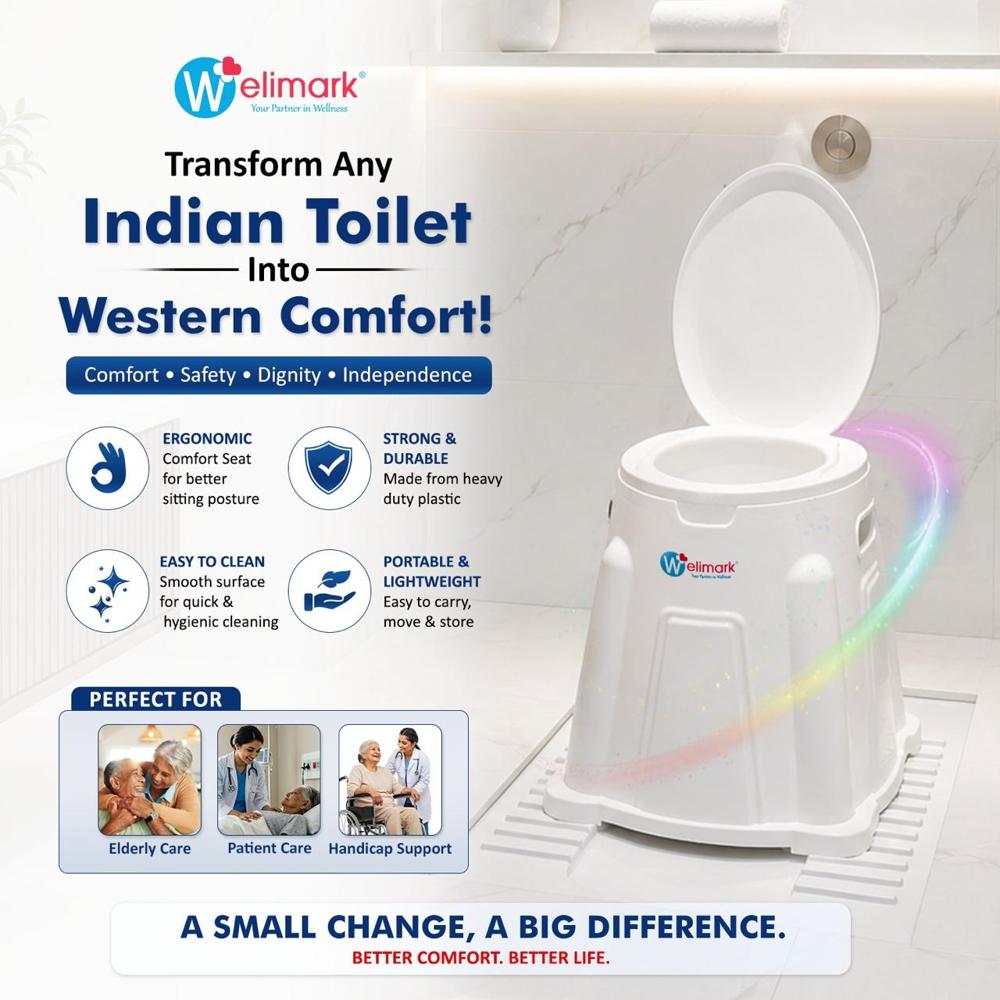 Portable Indian to Western Toilet Converter
