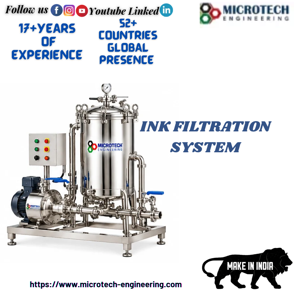Ink Filtration System - Capacity: 10 To 500 Liters (Depending On Model)