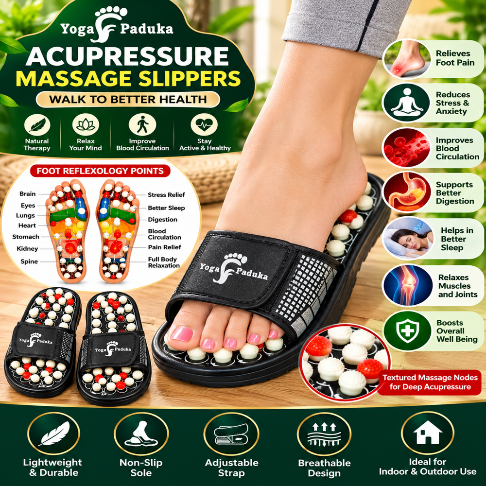 Black YOGA PADUKA 