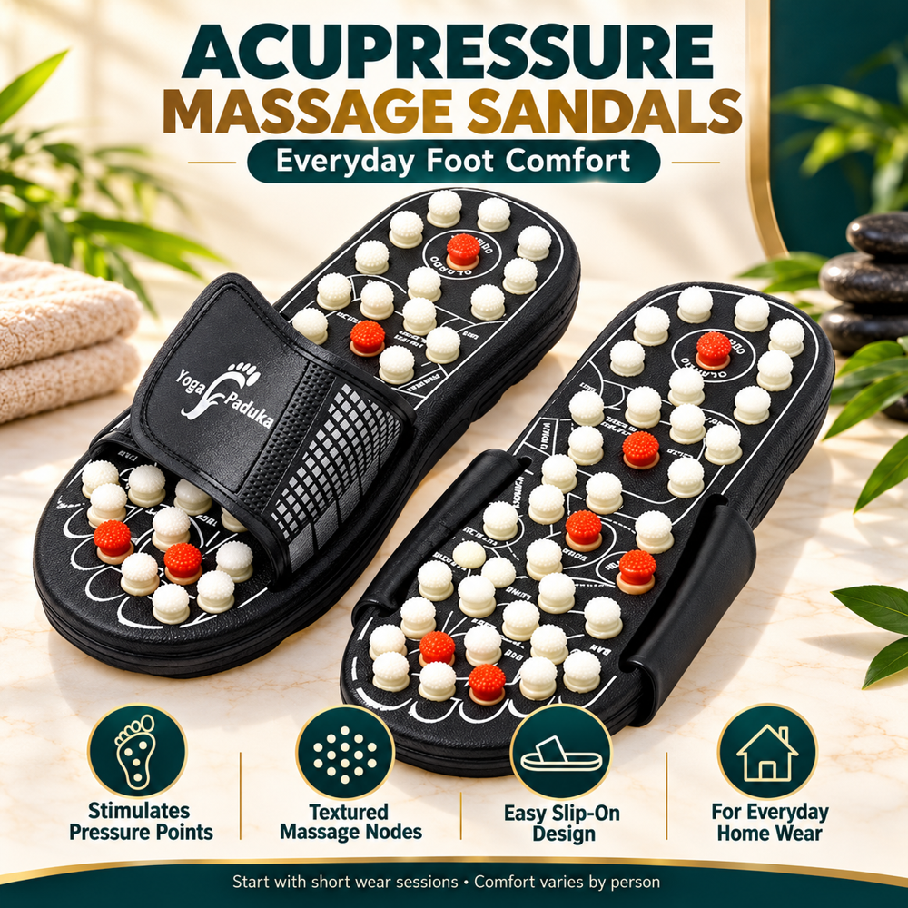 Black YOGA PADUKA 