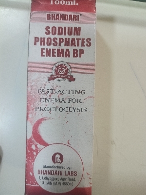 Phosphate enema