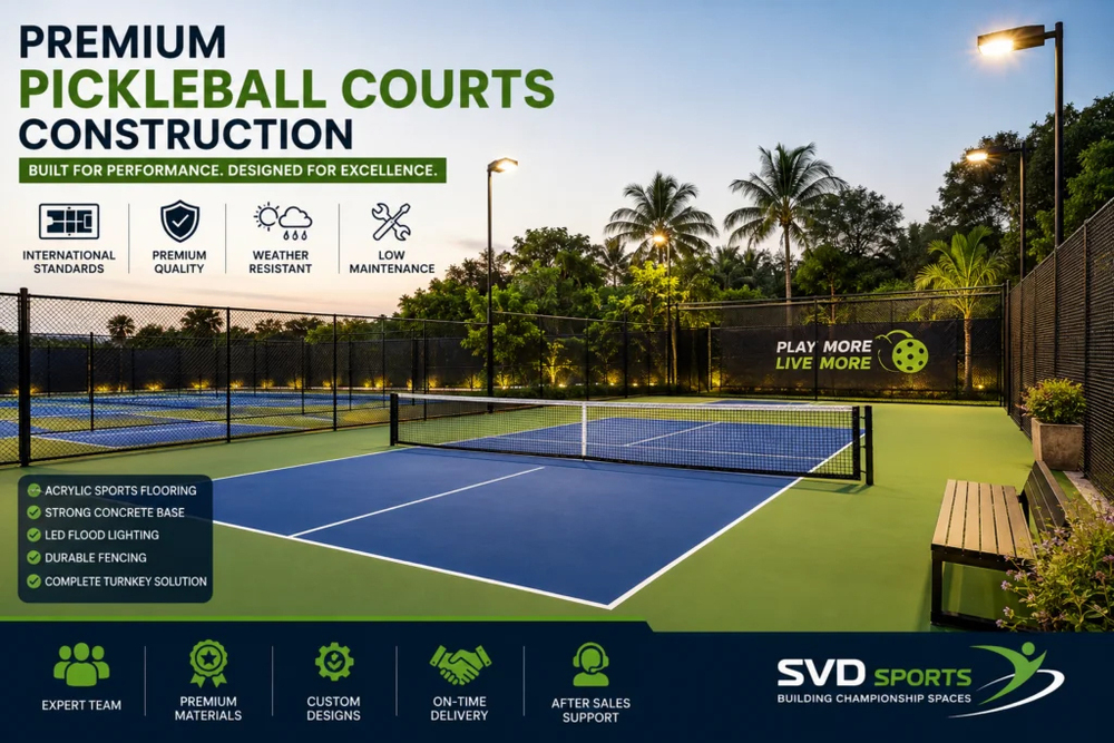 Premium Pickleball Courts Construction Services