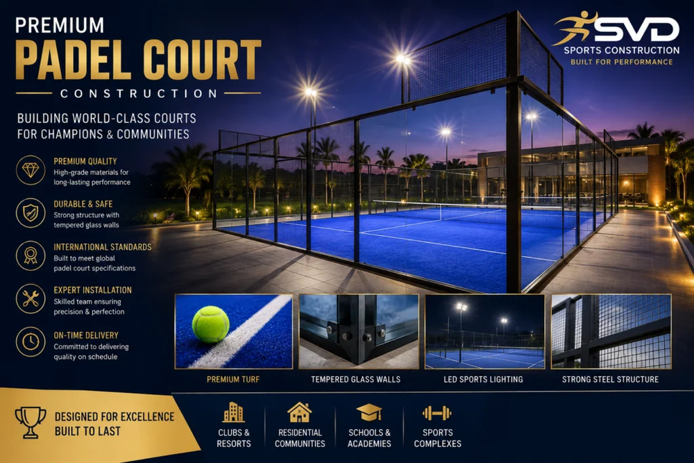Premium Padel Court Construction Services