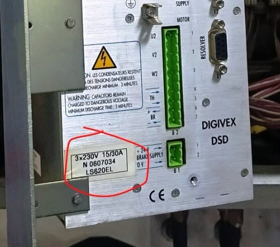 Parvex Parker Digivex DSD Digital Servo Drive