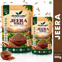Alvista Labs Natural Jeera (Whole Cumin Seeds) 100g+200g Combo, Total 300g