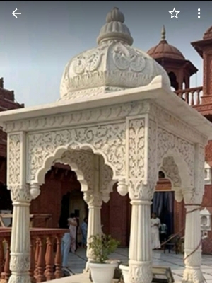 White Marble Temple Manufacturer - Design Type: Modern Carved