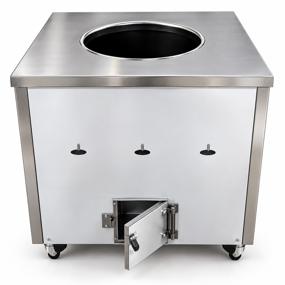 Commercial Ss Tandoor Cooking Equipment - Color: Silver
