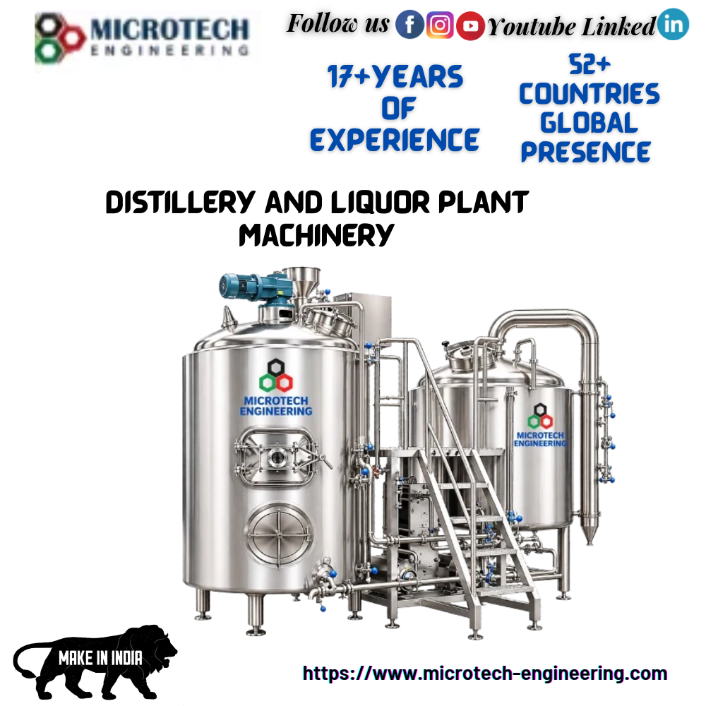 Distillery And Liquor Plant Machinery