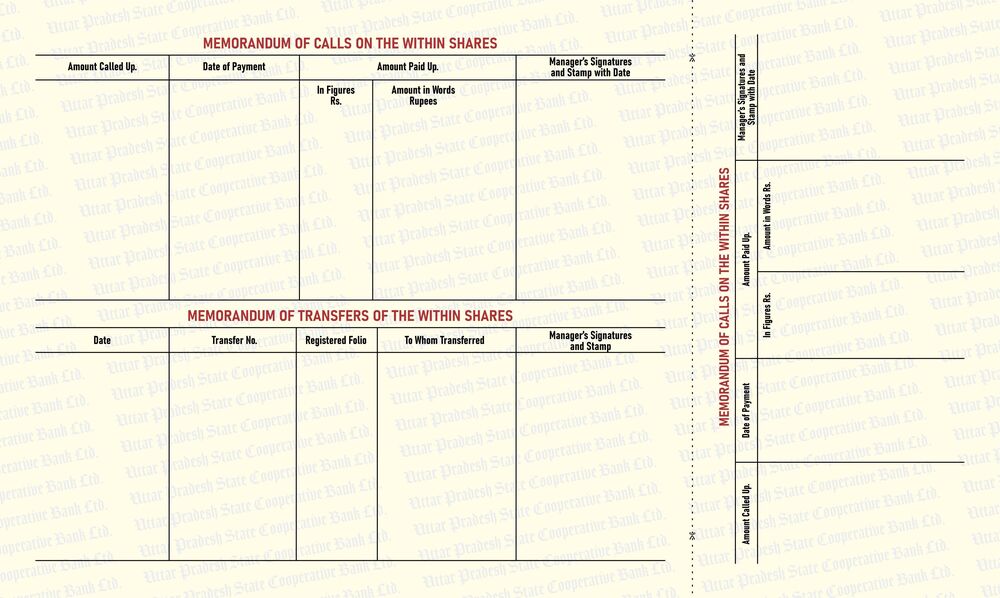 Share Certificate