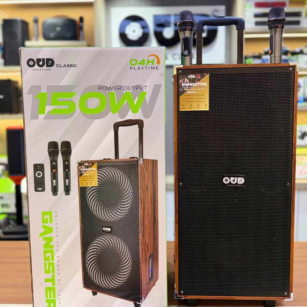 OD-BT-CL-596 Oud Gangster Karaoke And Trolley Speaker