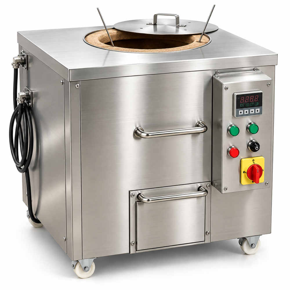 Ss Tandoor For Restaurant Equipment Dealers - Color: Silver
