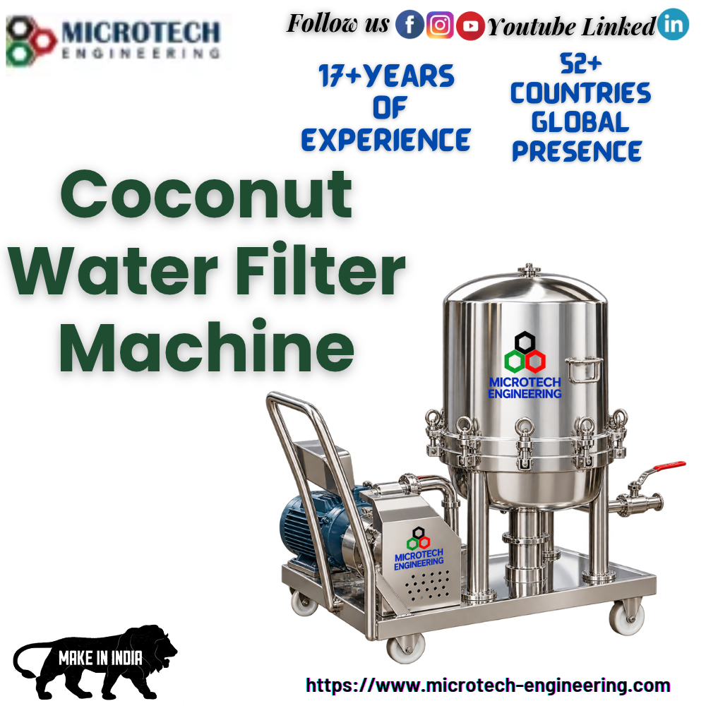 Coconut Water Filter Machine