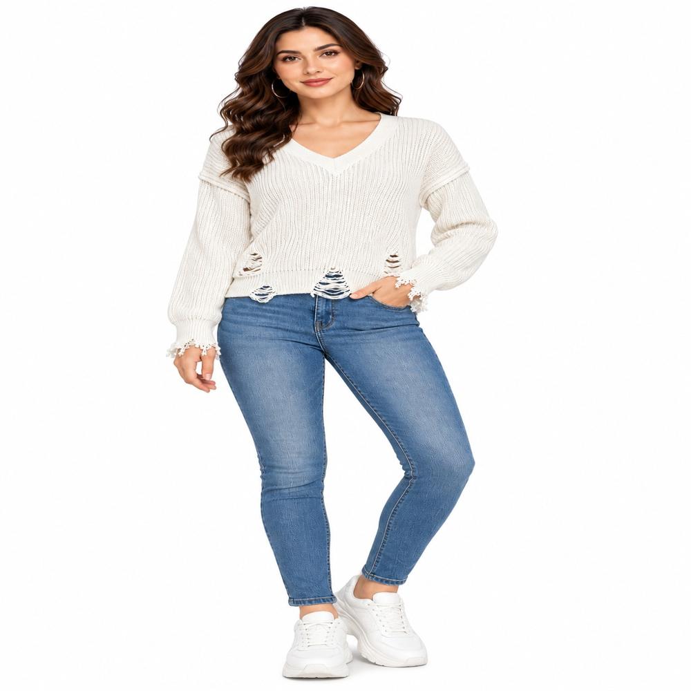 Export Women Sweater - Color: Off White