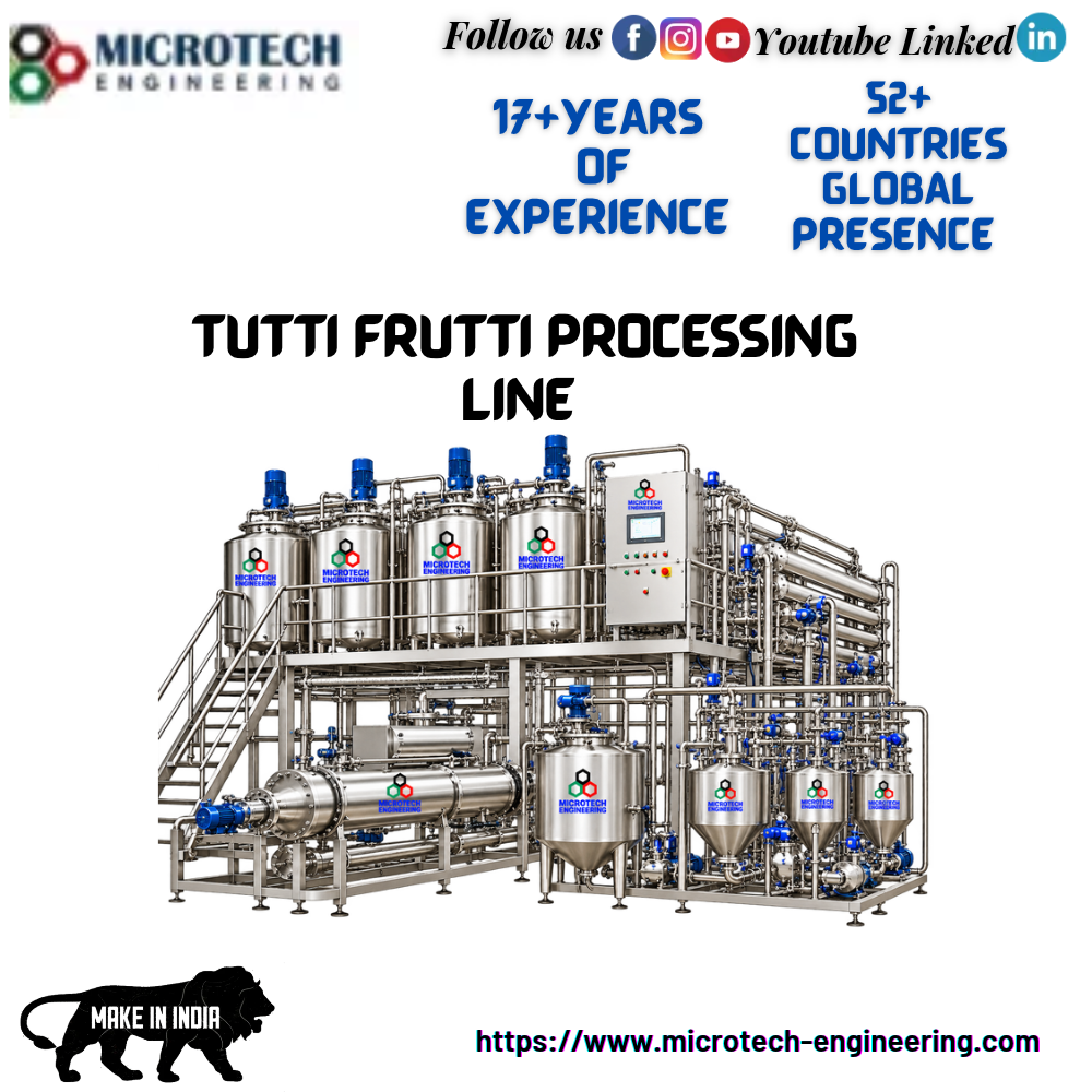 TUTTI FRUTTI PROCESSING LINE 