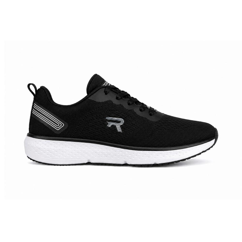 Ocean Women Black-White Walking Shoes