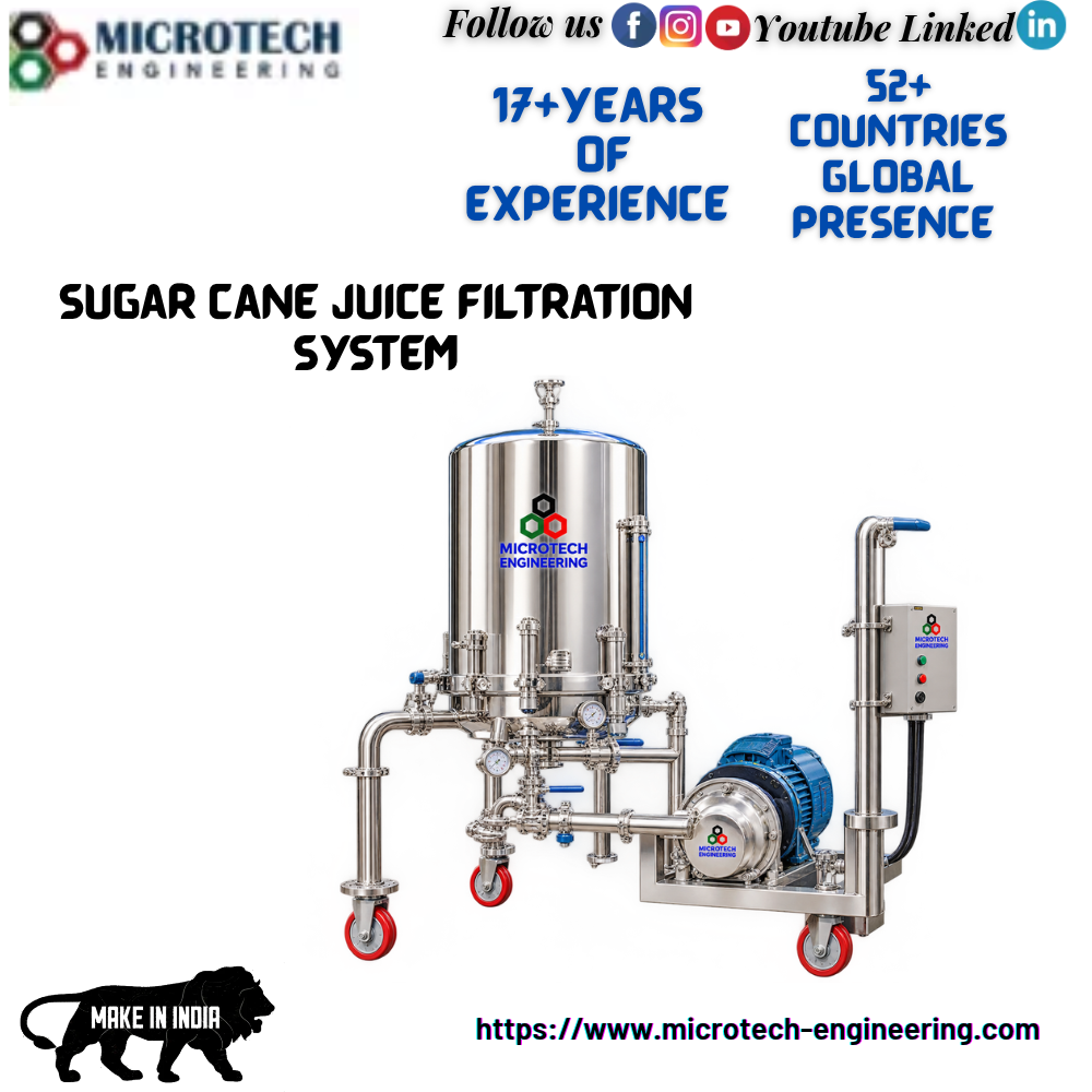 Sugar Cane Juice Filtration System