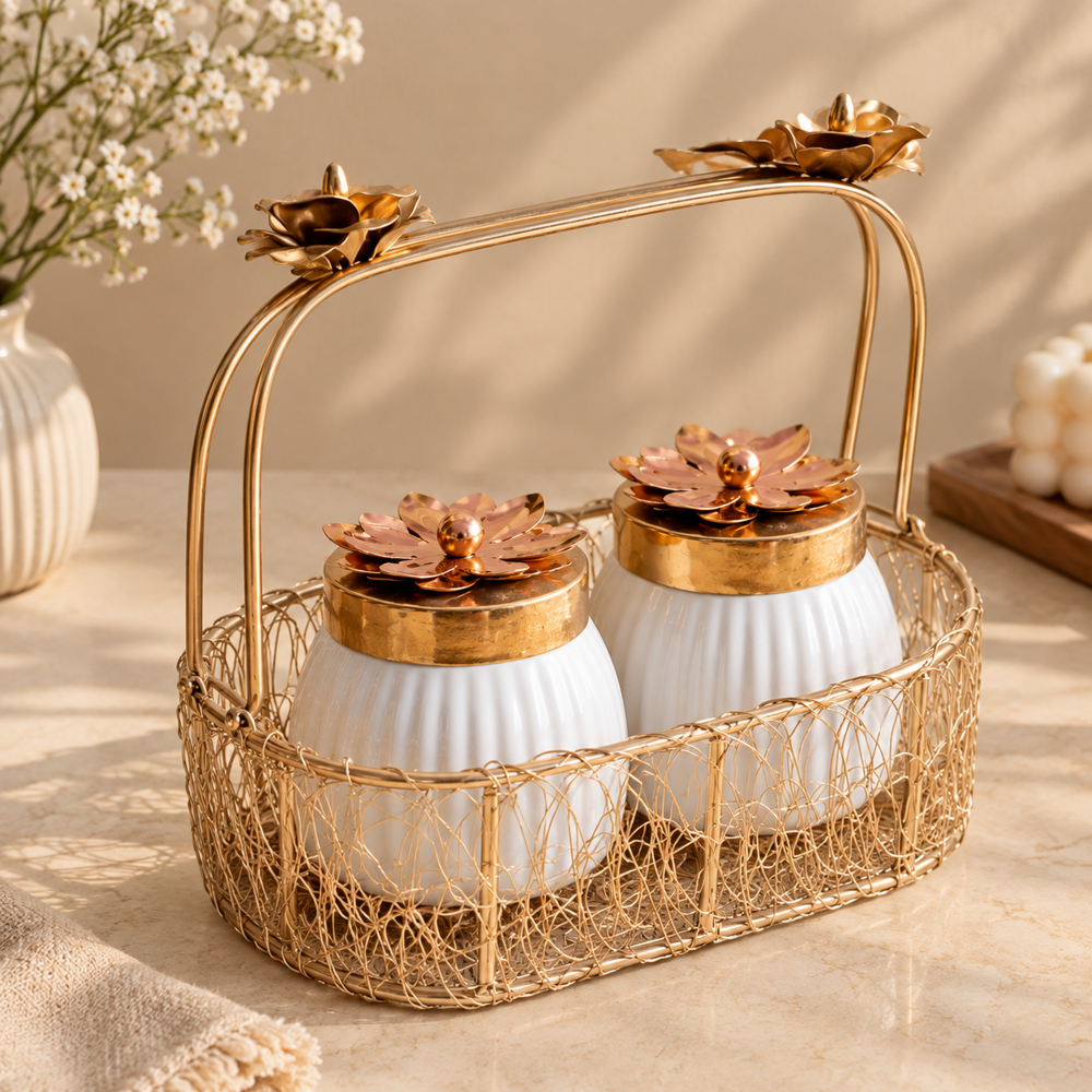 Metal Gift Hamper Basket
