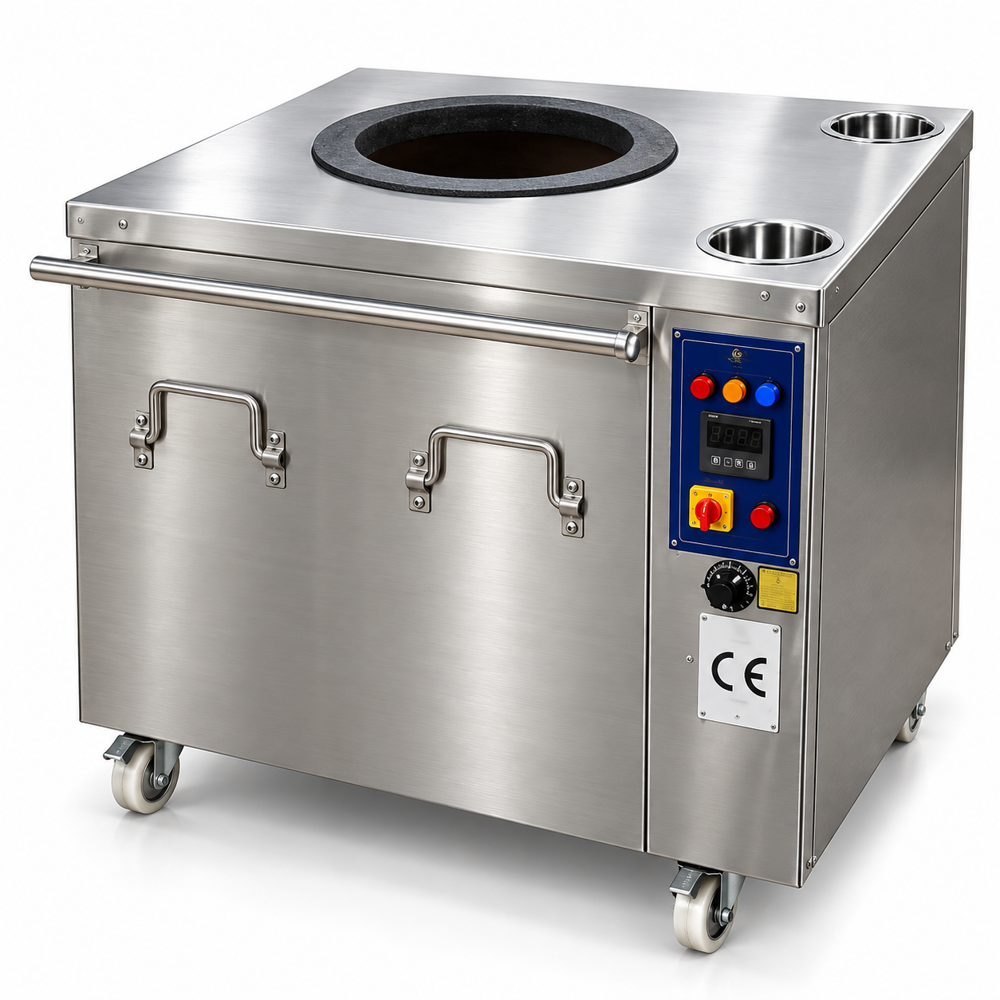 Stainless Steel Tandoor For Dhaba Kitchen - Color: Silver