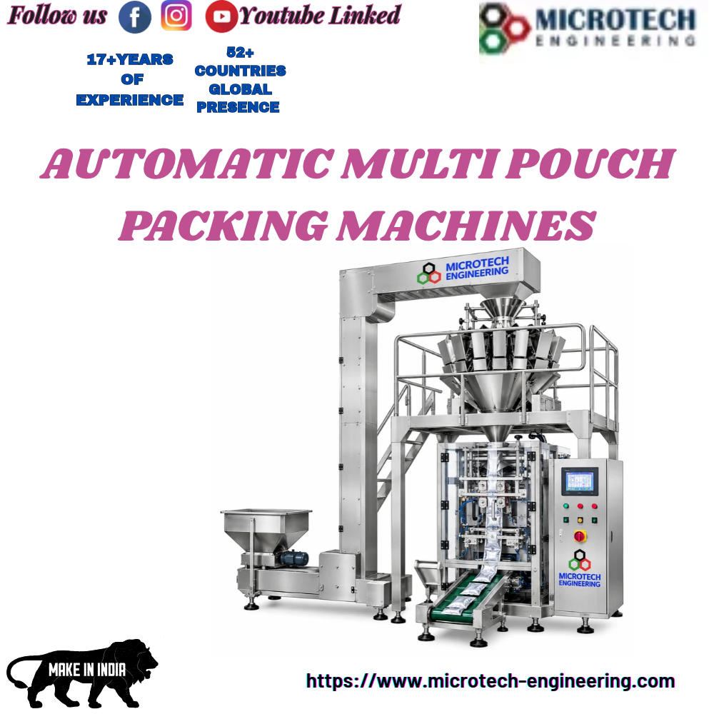 AUTOMATIC MULTI POUCH PACKING MACHINES