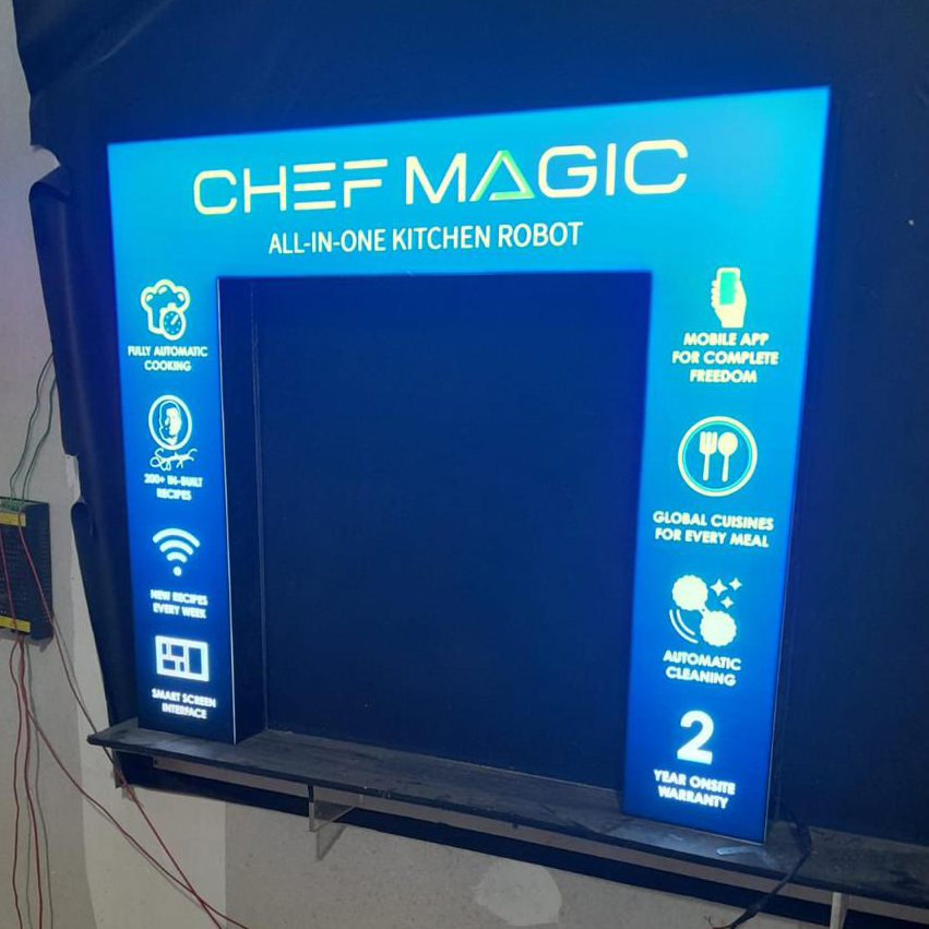 UV LED Blockout Signage