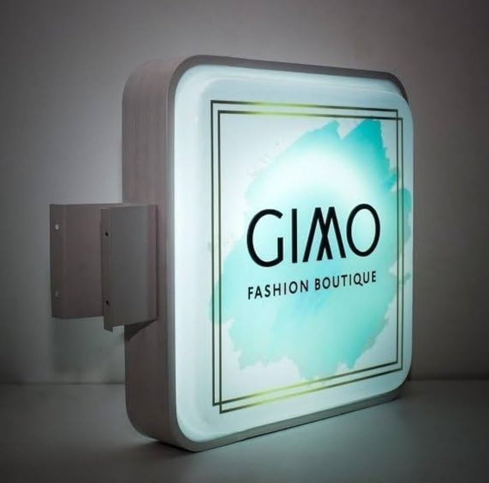 Acrylic Flange Lollipop Signage