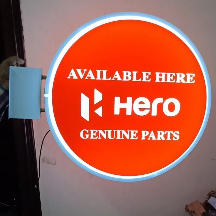 Acrylic Flange Lollipop Signage