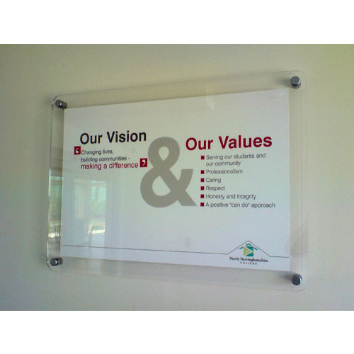 Acrylic Sandwich Signage