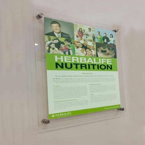 Acrylic Sandwich Signage
