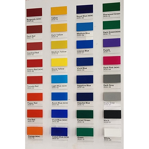 2630 Colour Vinyl Films