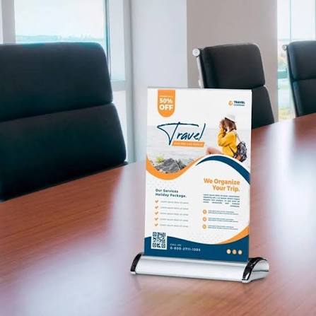 A4 Acrylic Table Top Display Standee