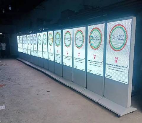 LED TV Promotional Standee