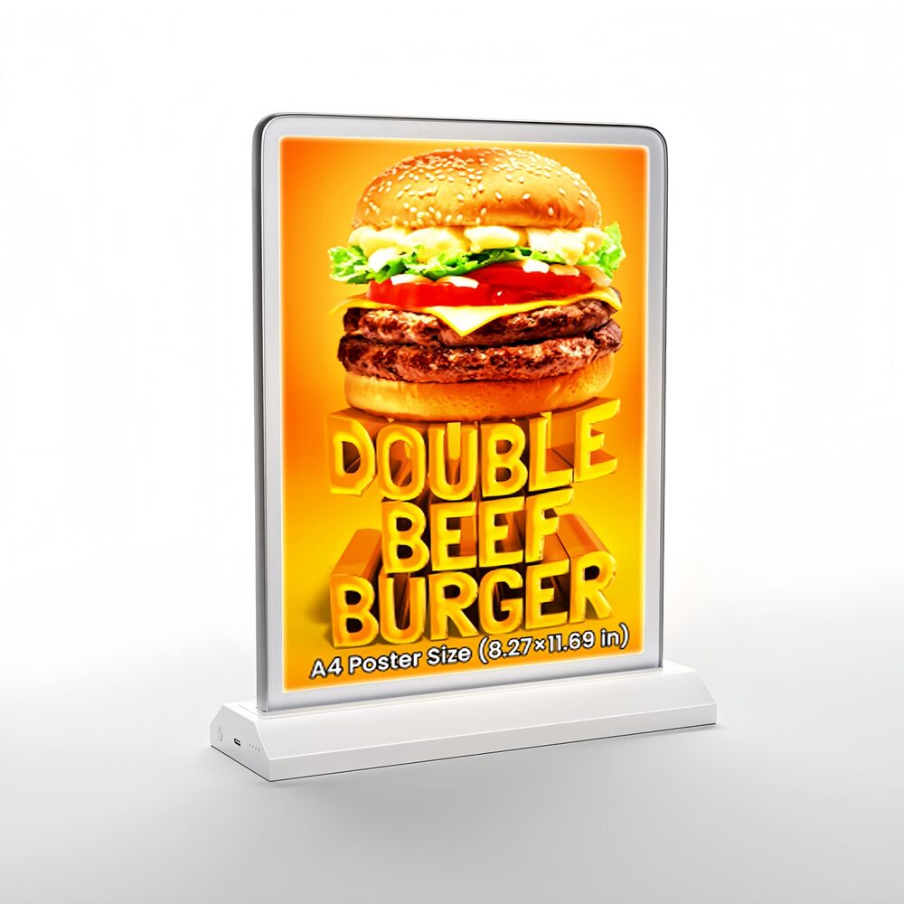Illuminated Led Table Top Standee