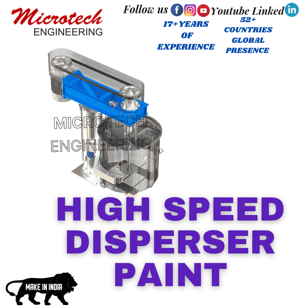 High Speed Disperser Paint