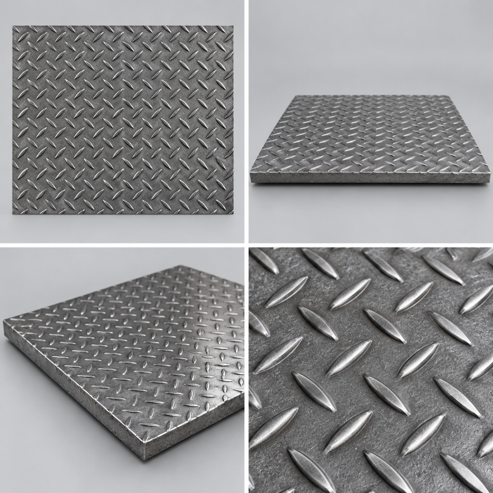 8mm Mild Steel Chequered Plates