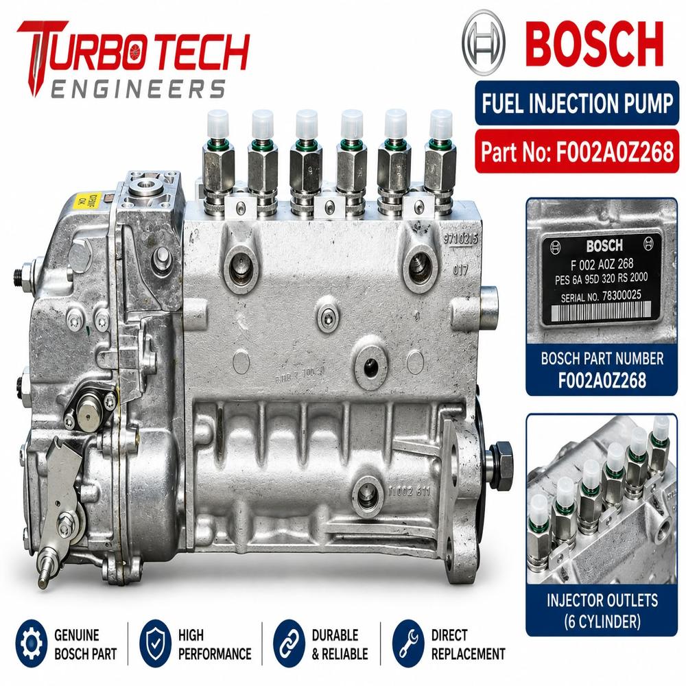 Bosch Fuel Injection Pump F002A0Z268 - Dimension (L*W*H): 5 Meter (M)